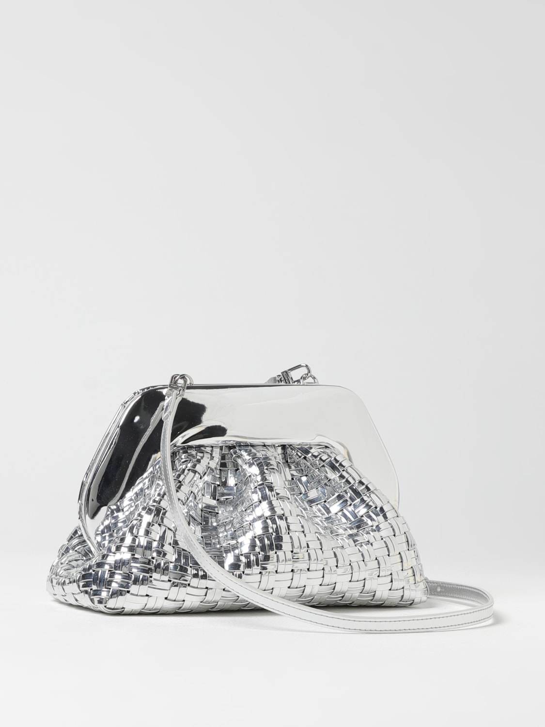 ショルダーバッグ・ポシェット THEMOIRE Women Shoulder Bags TMSR25TMWL18 Silver THEMOIRÈ: Handbag woman - Silver | Themoirè clutch