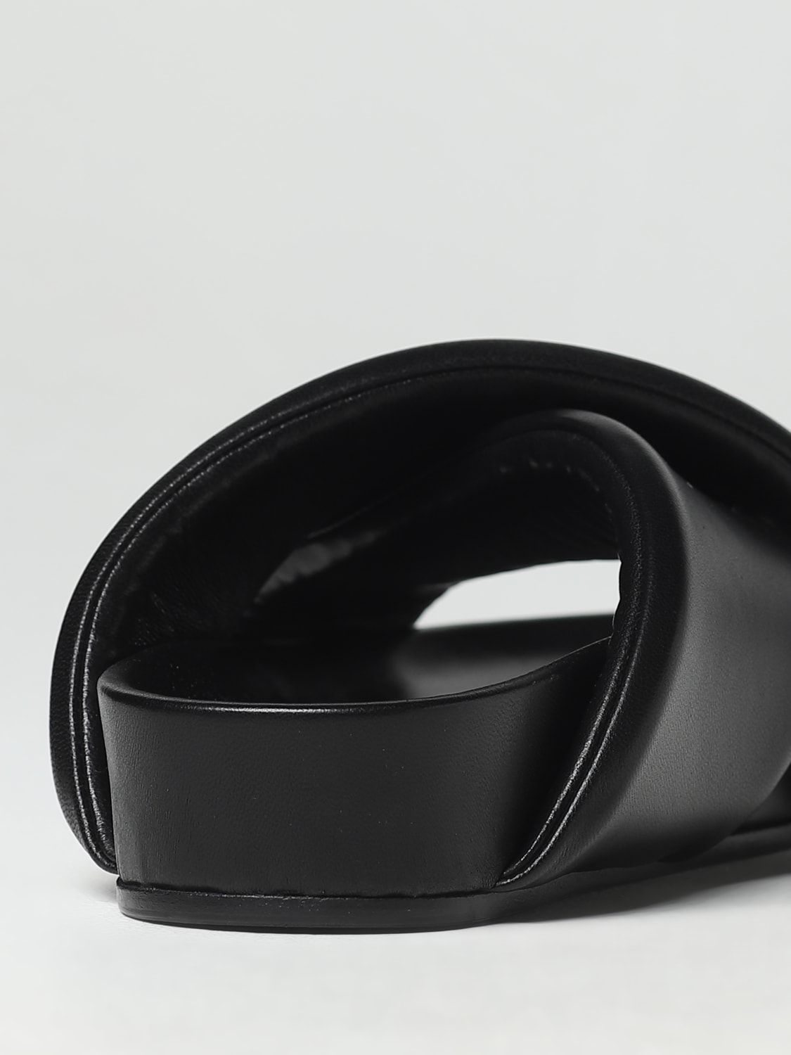 サンダル JIL SANDER Men Sandals J32WP0001 P5810 001 Black JIL SANDER Leather slides | Men's Shoes | Vitkac