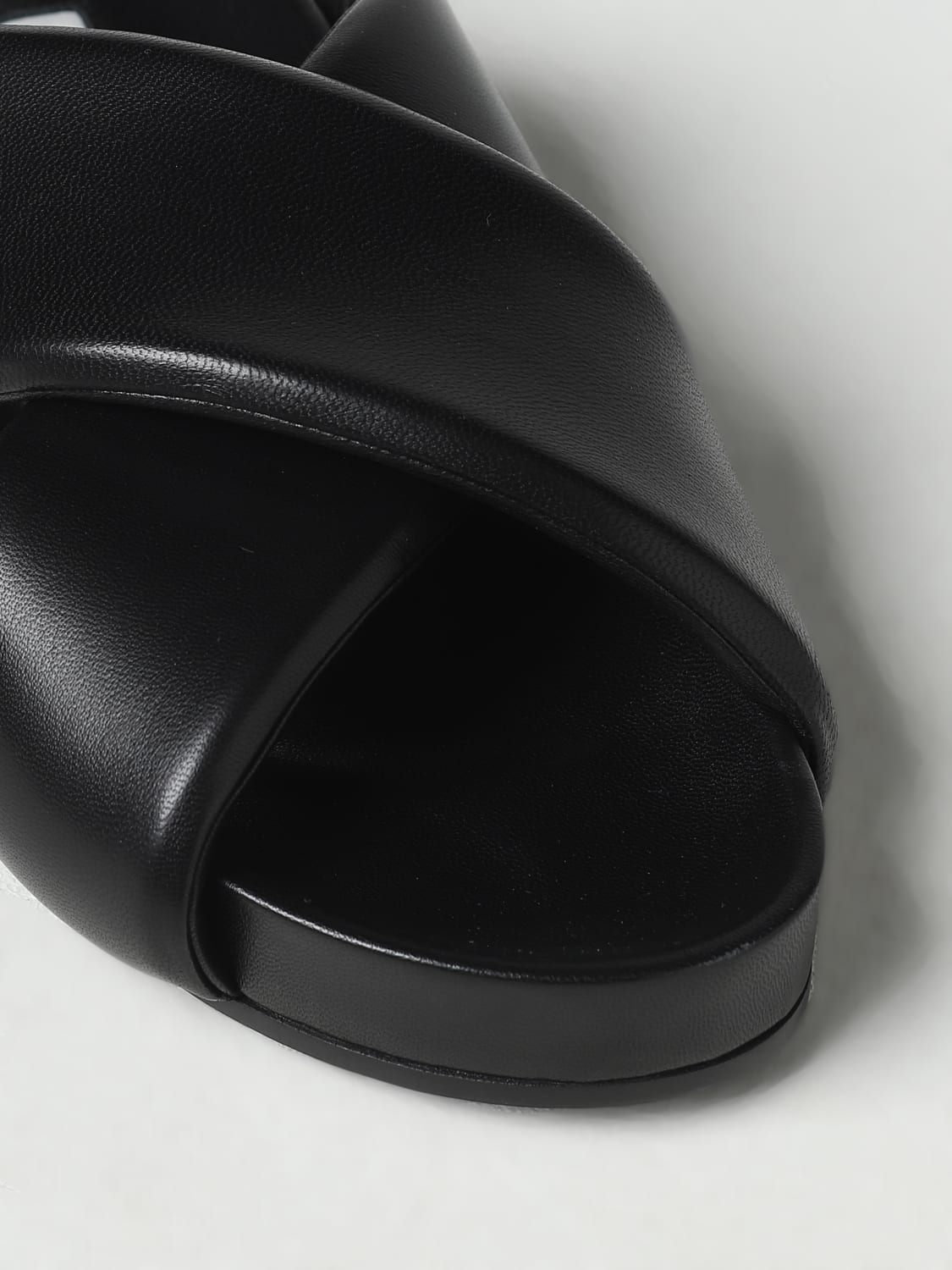 サンダル JIL SANDER Men Sandals J32WP0001 P5810 001 Black JIL SANDER Leather slides | Men's Shoes | Vitkac