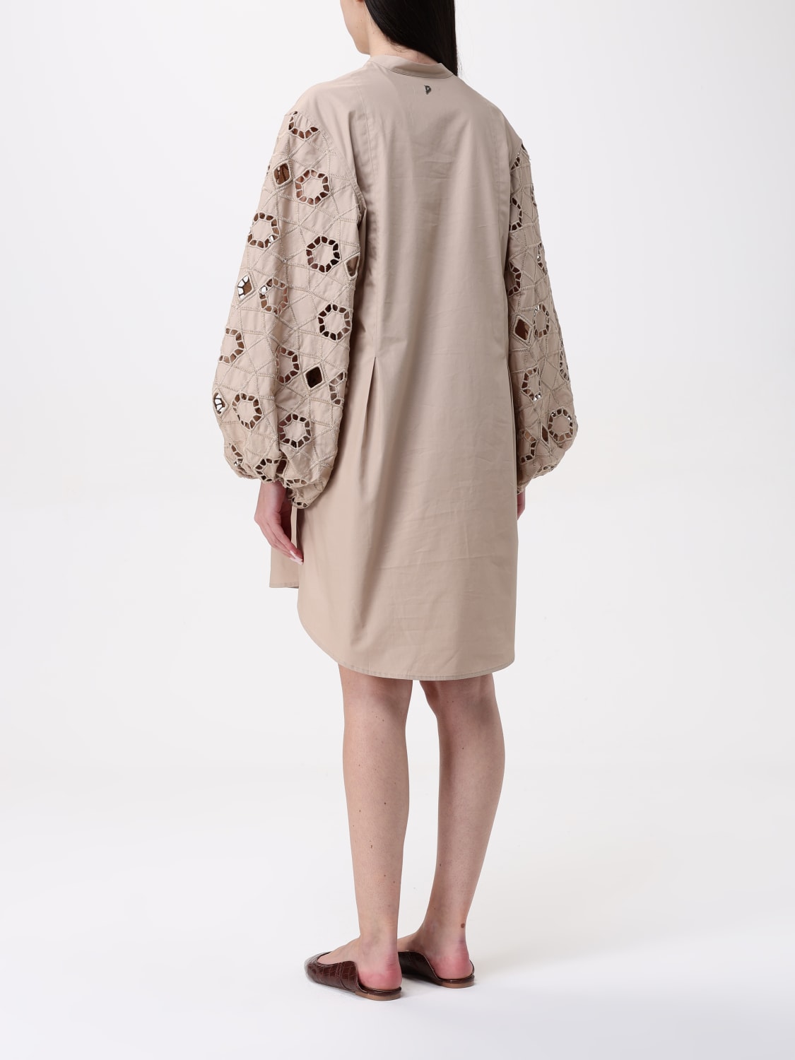 ワンピース DONDUP Woman Dress Beige DA450PF0010DXXX 010 DONDUP: Dress woman - Beige | Dondup dress DA450PF0010DXXX