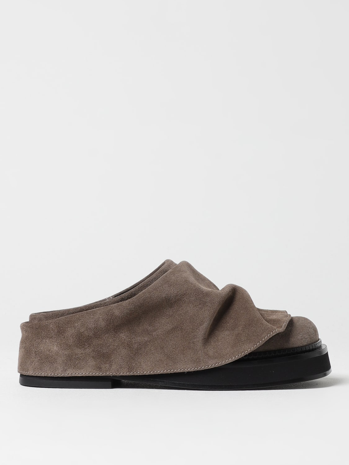 THE ATTICO SCARPE: Sabot Mini Robin The Attico in camoscio , Beige - Img 1