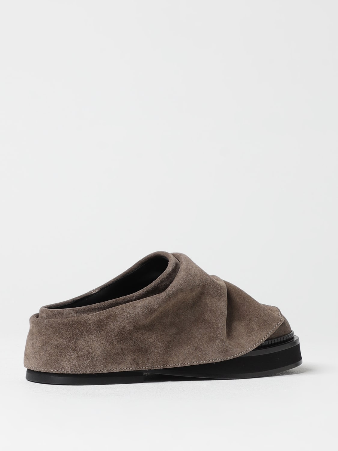 THE ATTICO SCARPE: Sabot Mini Robin The Attico in camoscio , Beige - Img 3