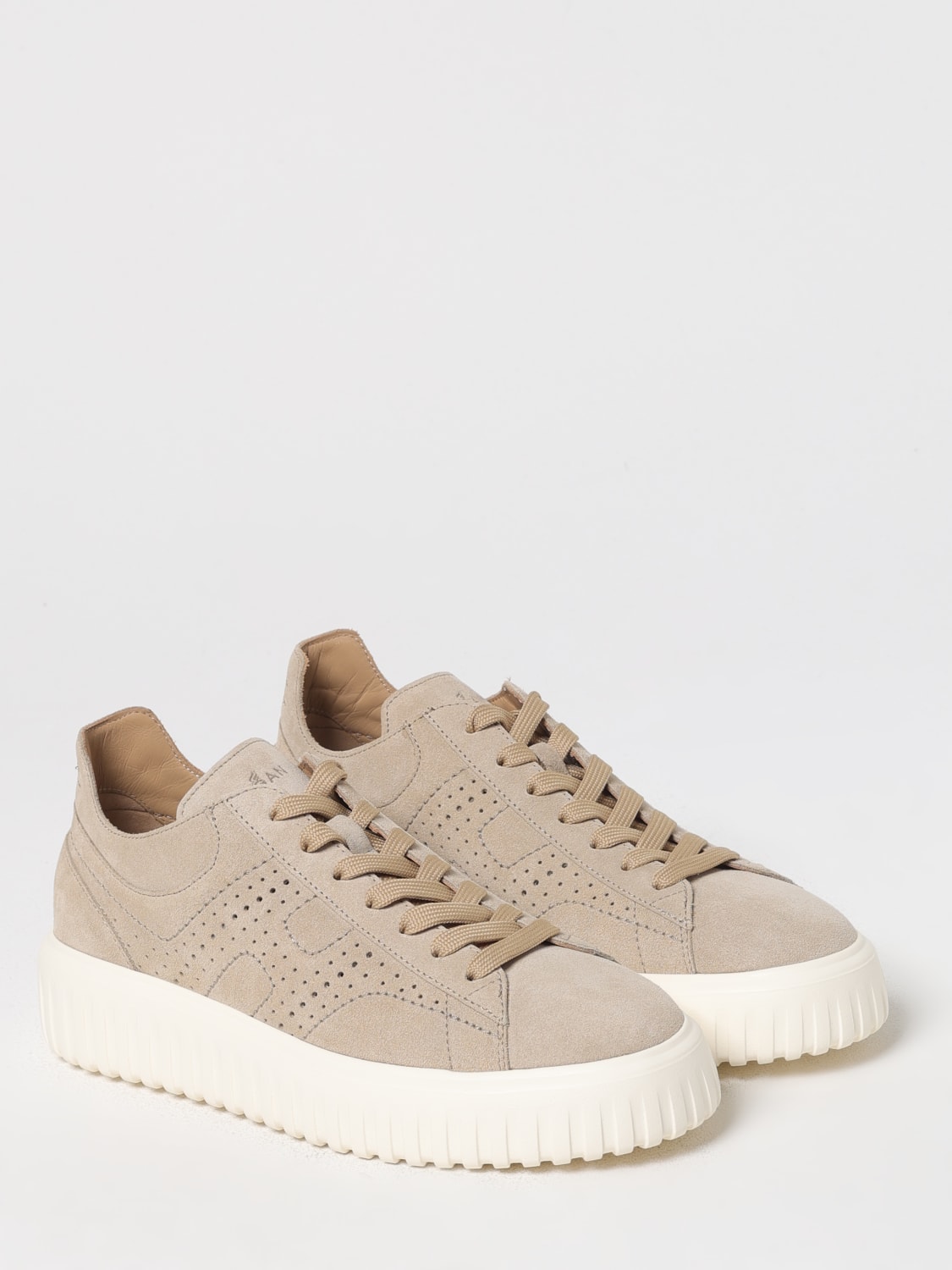 HOGAN: Sneakers men - Beige | Hogan sneakers HXM6450FJ50I9S