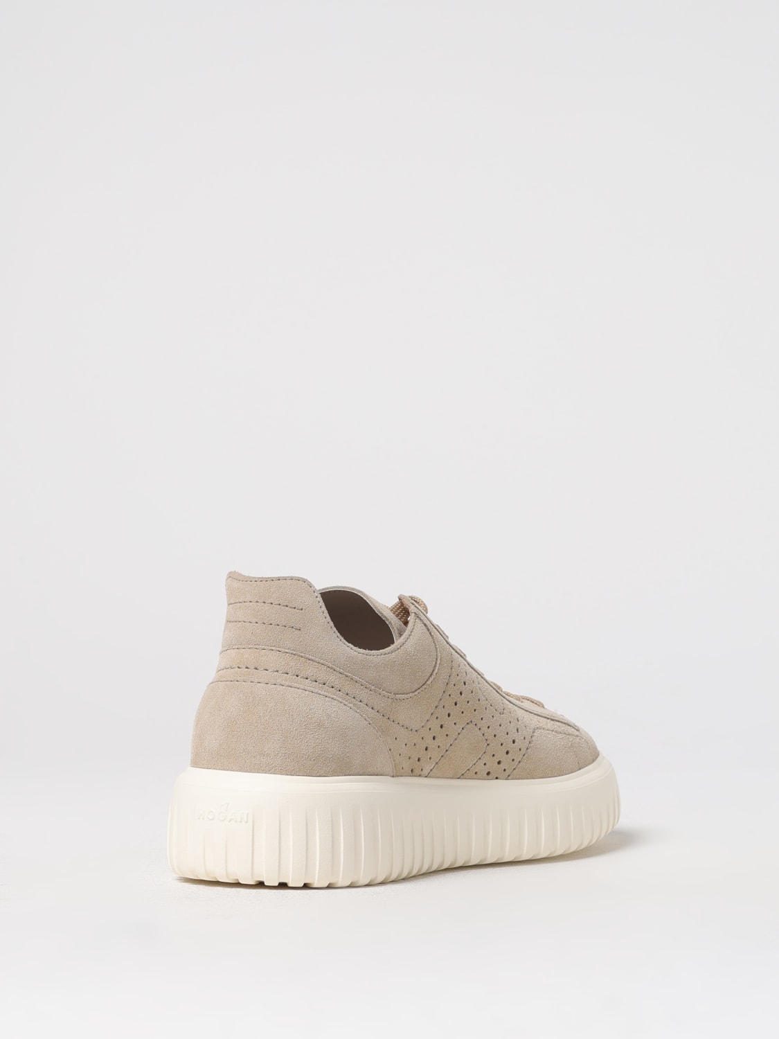 HOGAN: Sneakers men - Beige | Hogan sneakers HXM6450FJ50I9S