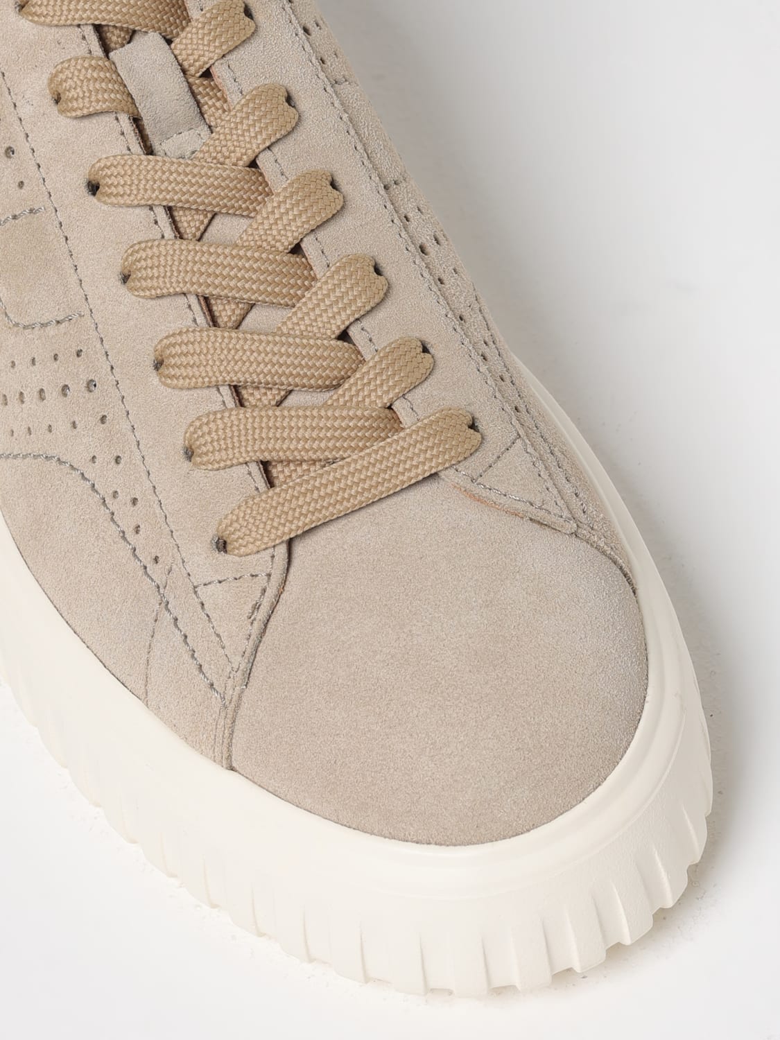 HOGAN: Sneakers men - Beige | Hogan sneakers HXM6450FJ50I9S