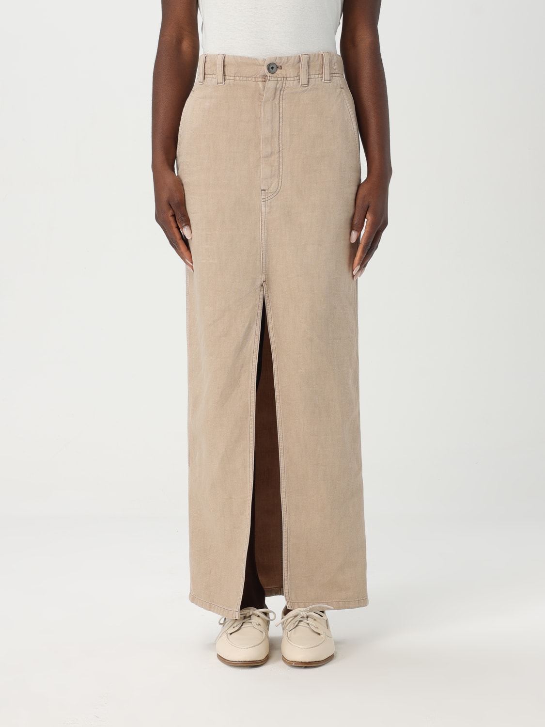 スカート BRUNELLO CUCINELLI Woman Skirt Beige ML996G3822 C2910 BRUNELLO CUCINELLI: Skirt woman - Beige | Brunello Cucinelli