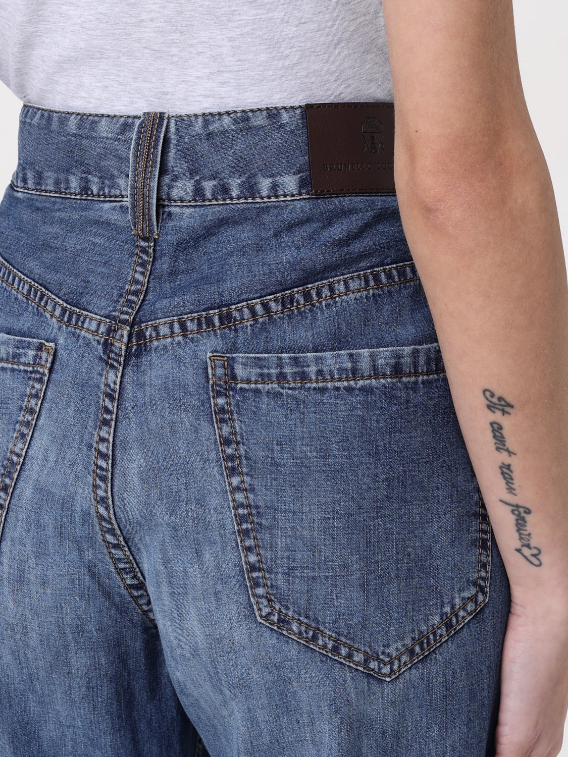 デニム・ジーパン BRUNELLO CUCINELLI Woman Jeans Blue MH192P5565 C8982 BRUNELLO CUCINELLI: Jeans woman - Denim | Brunello Cucinelli