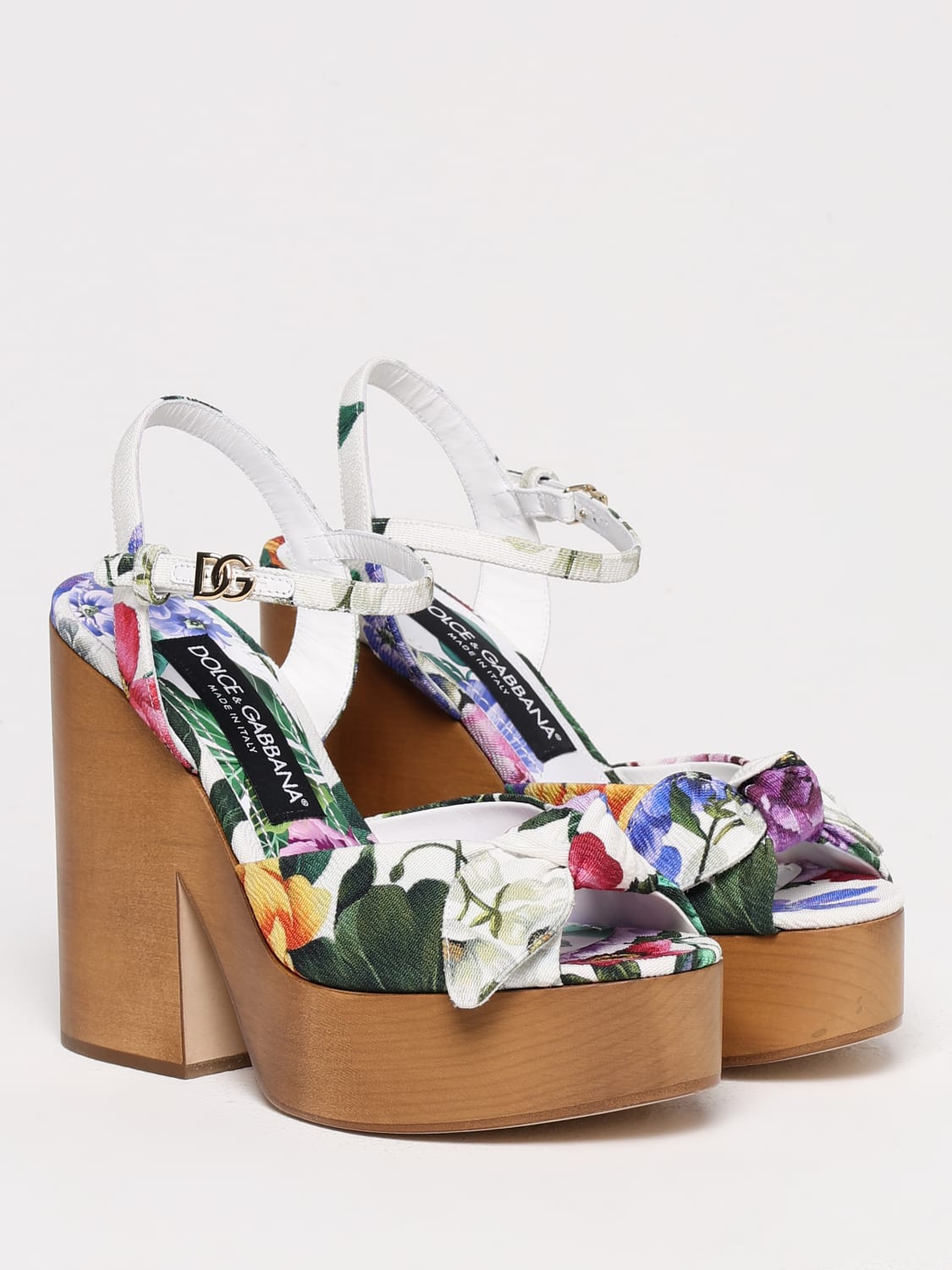 シューズ・サンダルその他 DOLCE & GABBANA Woman Heeled sandals White CZ0322A6P73 HA5KT DOLCE & GABBANA: Shoes woman - White | Dolce & Gabbana