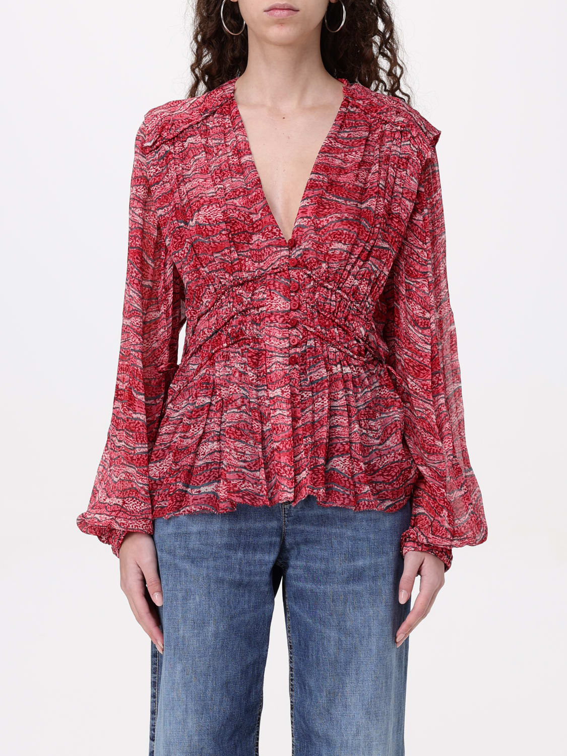 ISABEL MARANT ETOILE TOP: Pullover damen Isabel Marant Etoile, Rot - Img 1