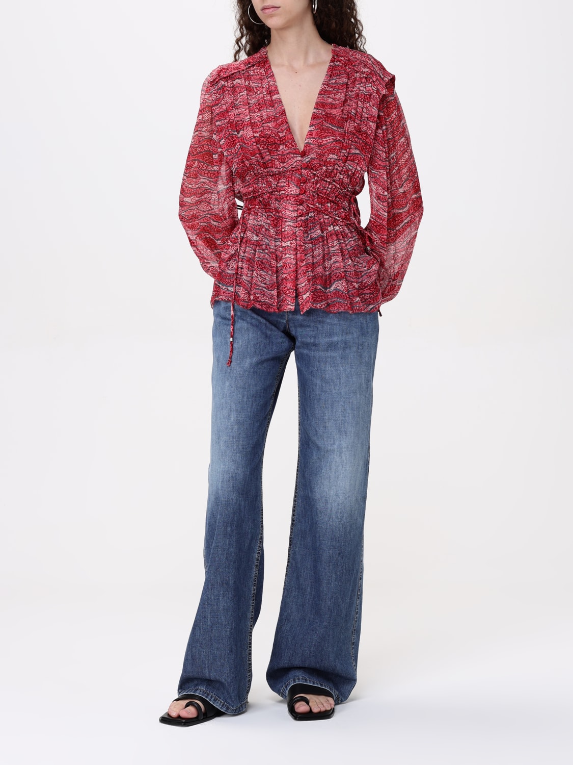 ISABEL MARANT ETOILE TOP: Pullover damen Isabel Marant Etoile, Rot - Img 2