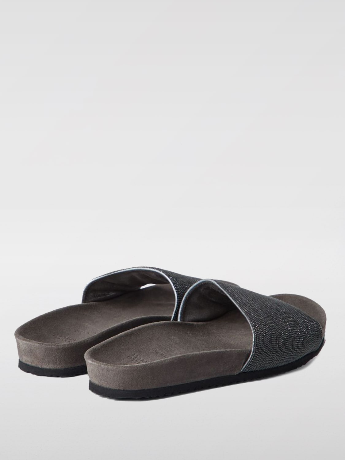 サンダル・ミュール BRUNELLO CUCINELLI Women Sandals MZMIG1390 C6351 Grey BRUNELLO CUCINELLI: Shoes woman - Grey | Brunello Cucinelli