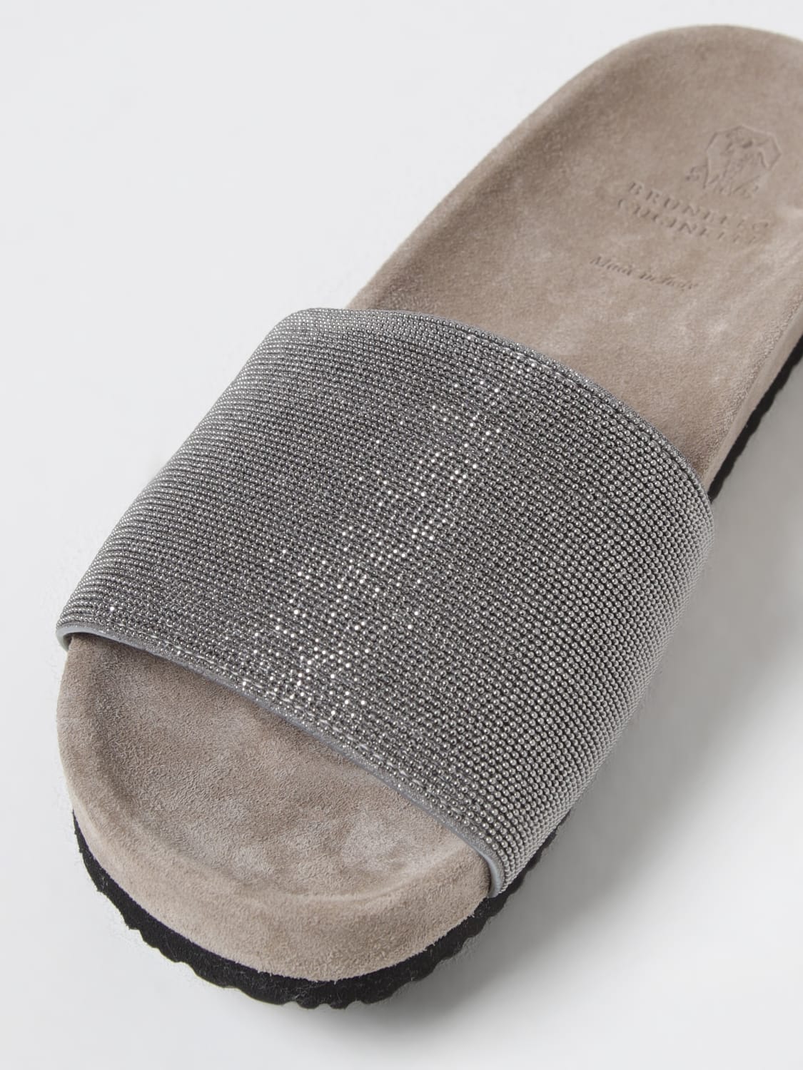シューズ・サンダルその他 BRUNELLO CUCINELLI Woman Flat sandals Silver MZMIG1390 C6351 BRUNELLO CUCINELLI: Shoes woman - Silver | Brunello