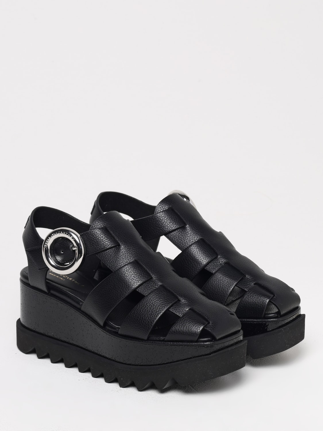 STELLA MCCARTNEY HEELED SANDAL: Shoes woman Stella McCartney, Black - Img 2