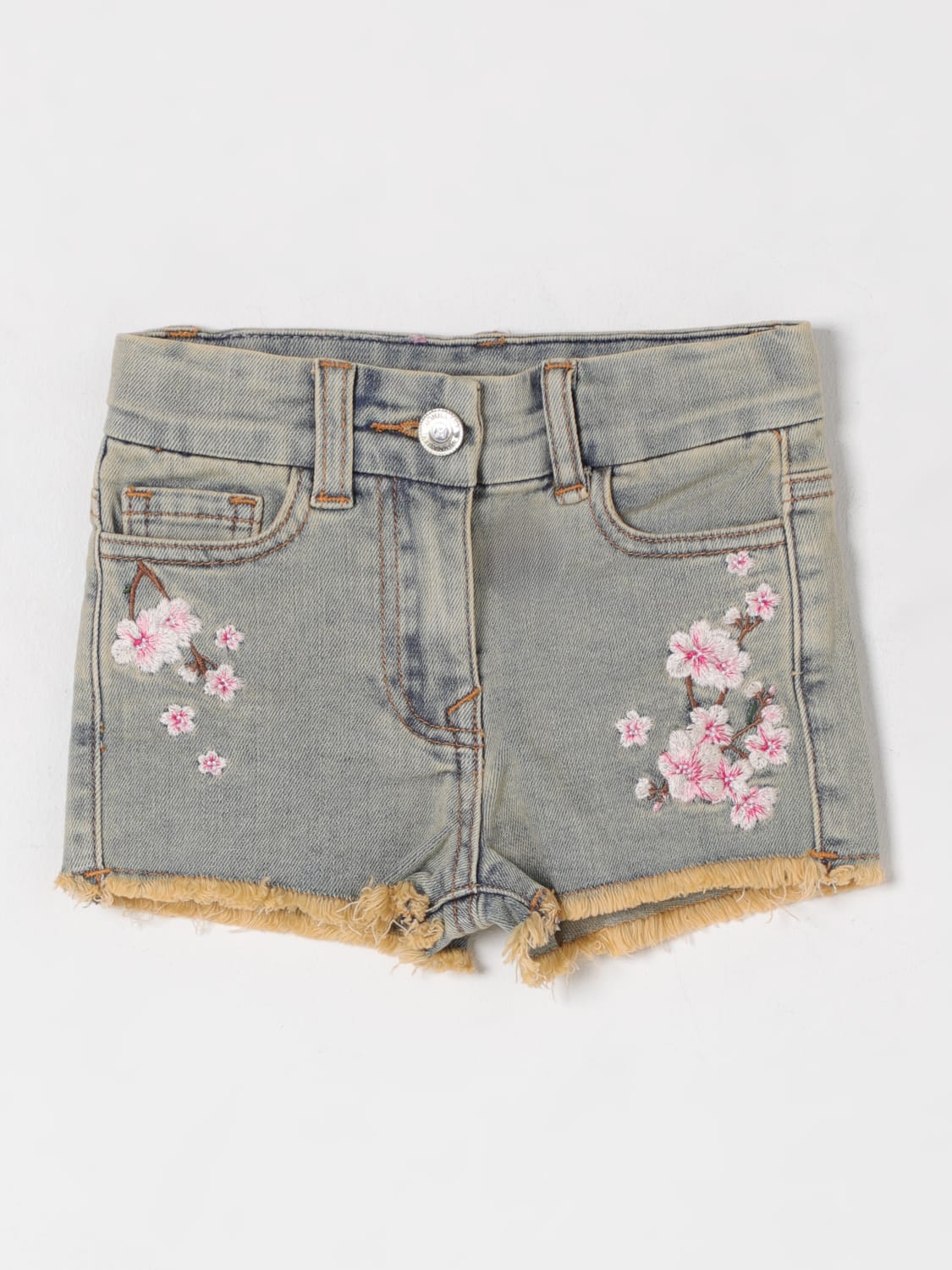 MONNALISA SHORT: Pantalon court enfant Monnalisa, Denim - Img 1