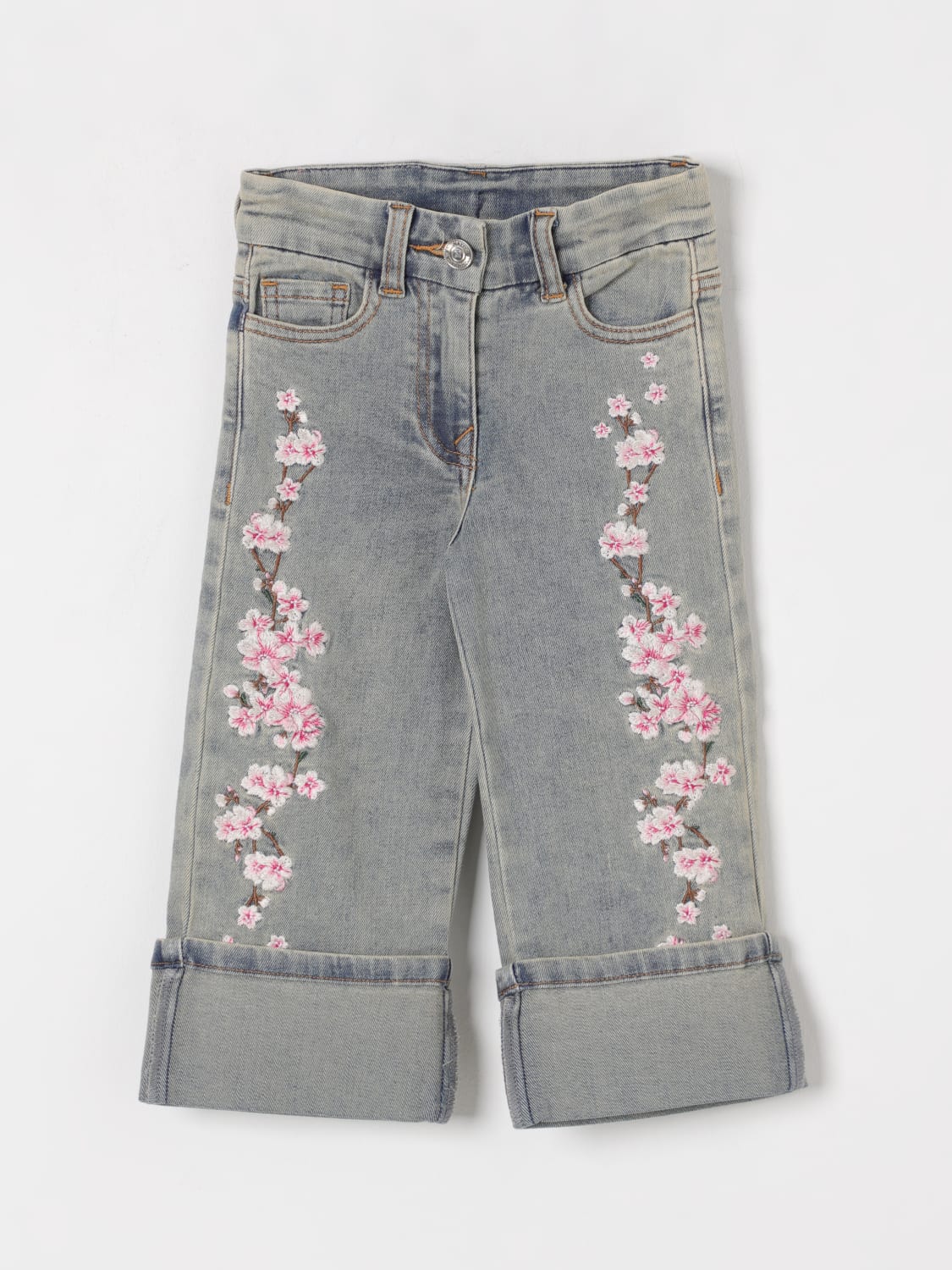 MONNALISA 牛仔裤: 牛仔裤 儿童 Monnalisa, 牛仔布 - Img 1