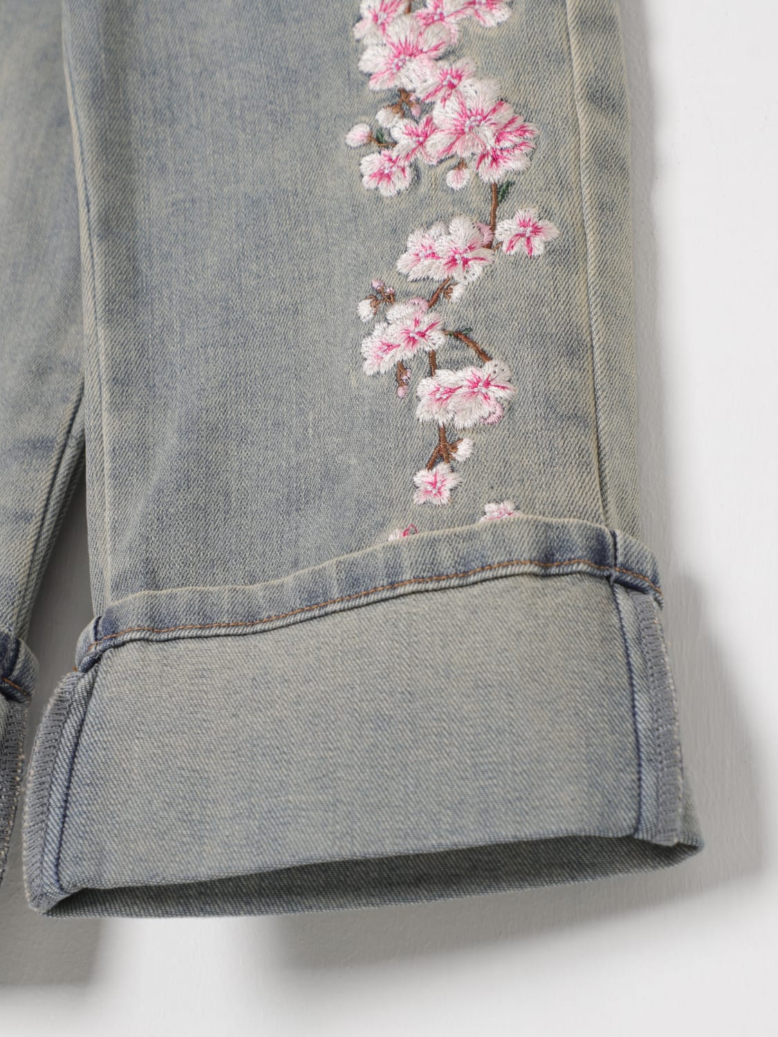 MONNALISA 牛仔裤: 牛仔裤 儿童 Monnalisa, 牛仔布 - Img 3