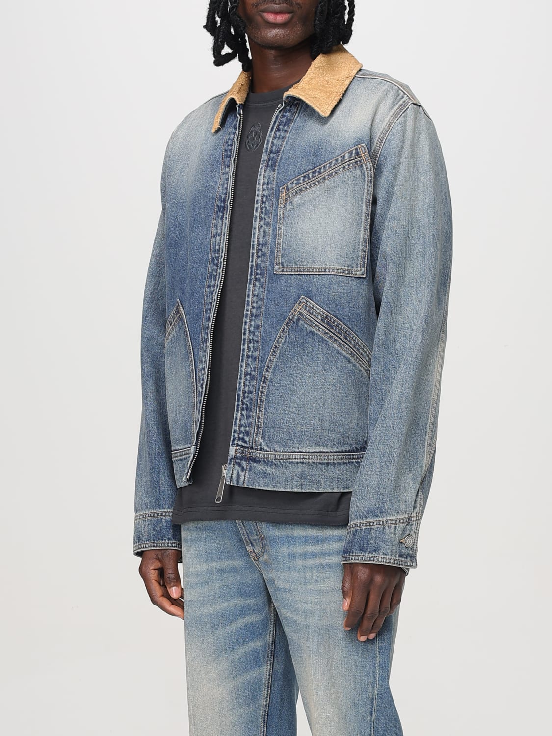 MCQUEEN VESTE: Veste homme McQueen, Bleu - Img 4