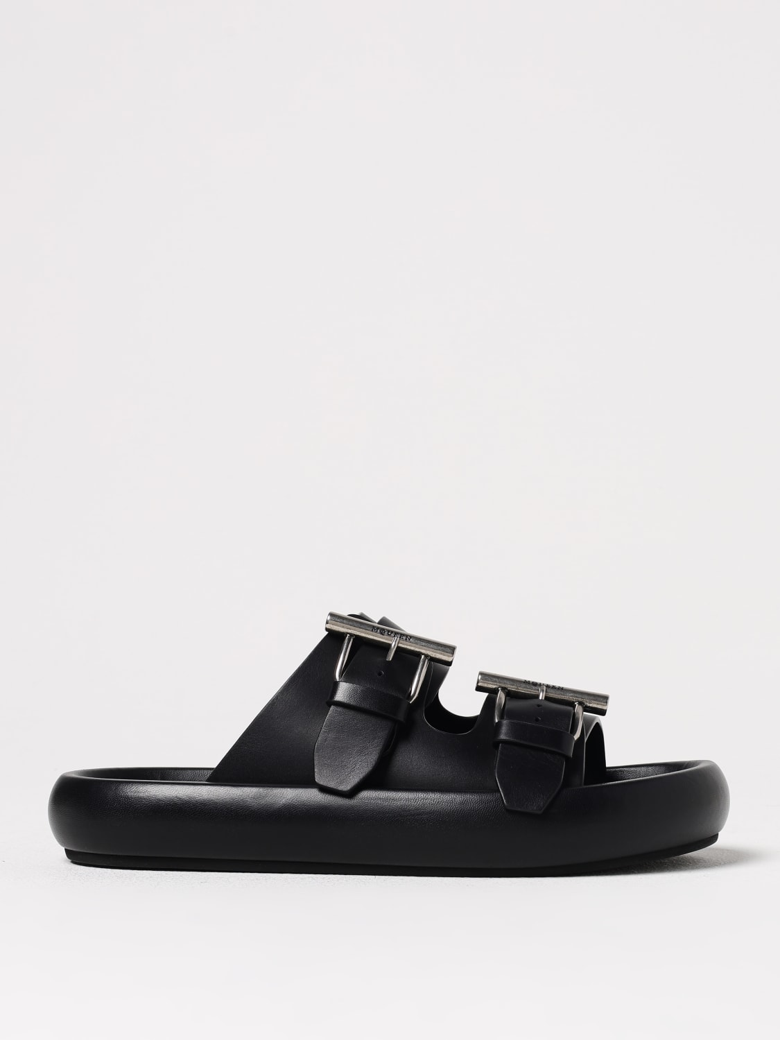 サンダル ALEXANDER MCQUEEN Men Sandals Black 809960WIACT 1064 MCQUEEN: Shoes men - Black | McQueen sandals 809960WIACT