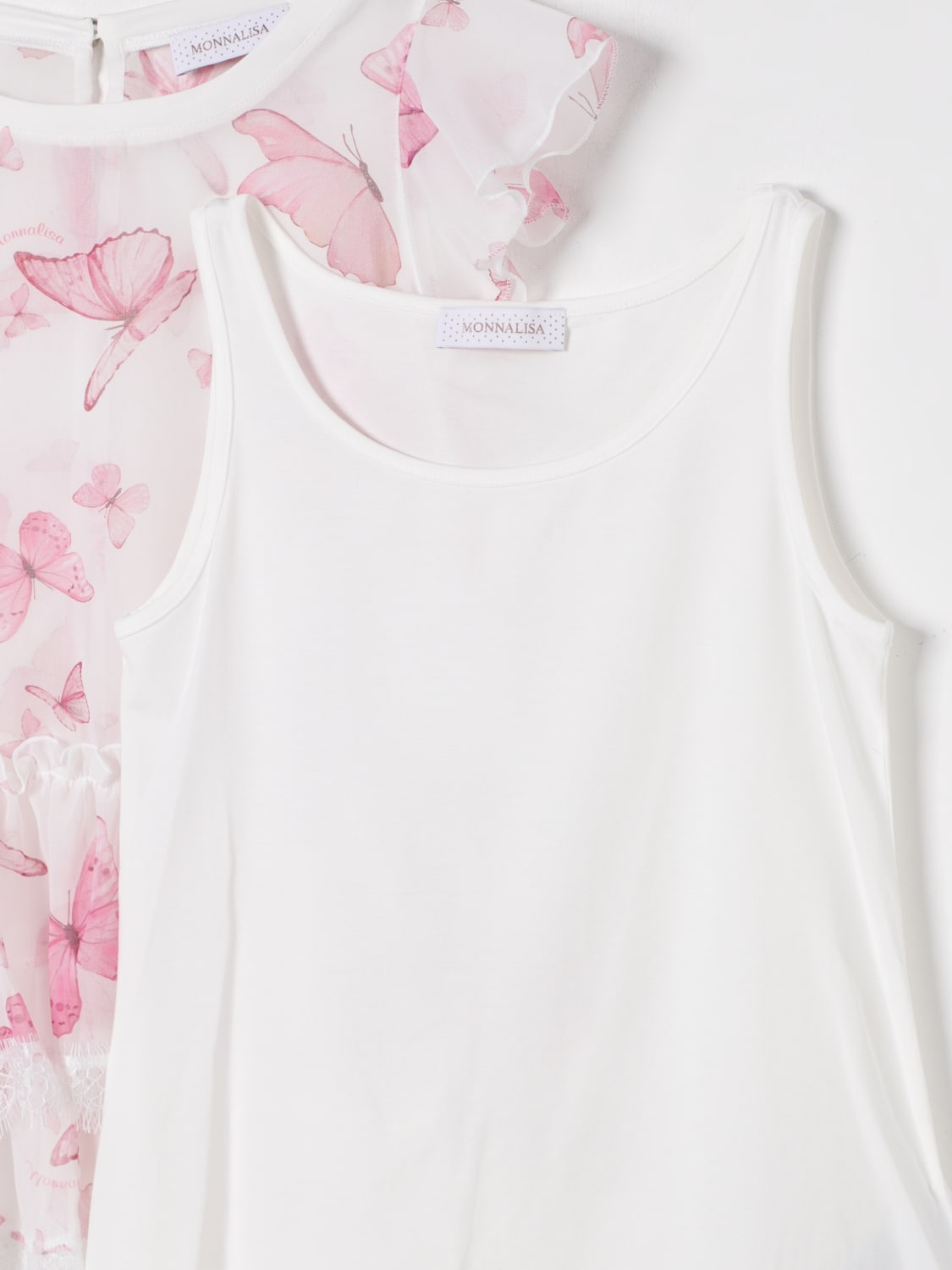 MONNALISA TOP: Top kids Monnalisa, White - Img 3