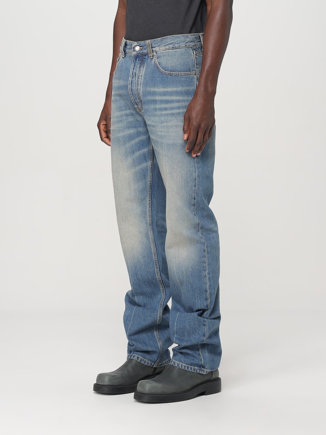 MCQUEEN JEANS: Jeans herren McQueen, Blau - Img 4