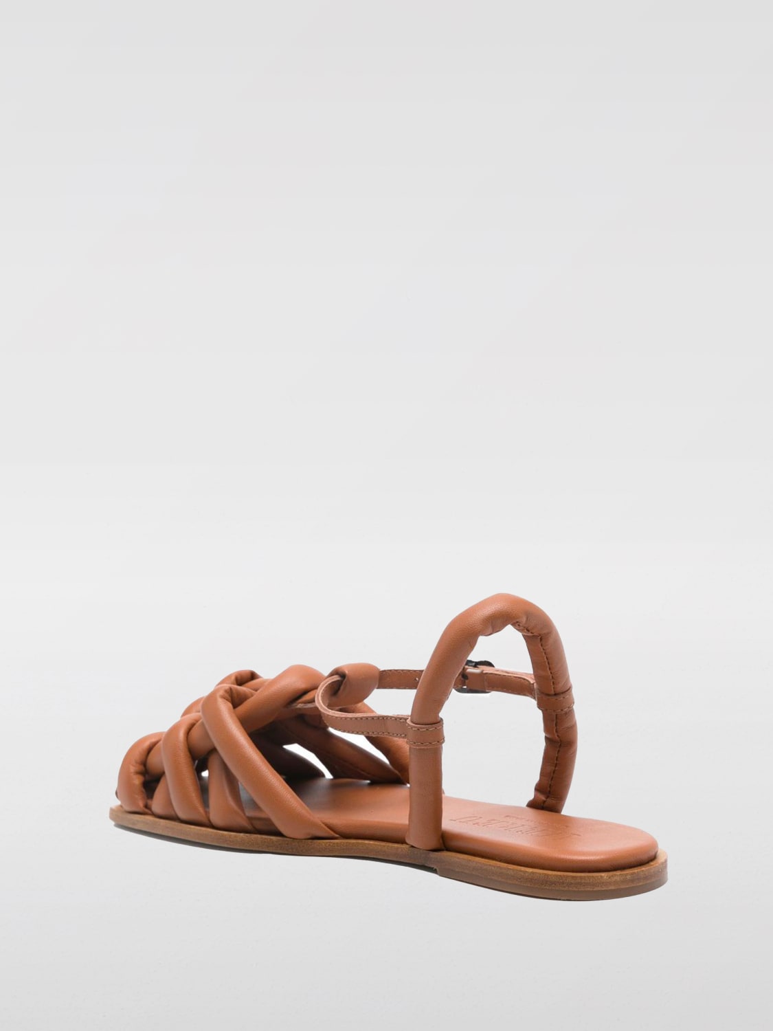 HEREU SANDALI BASSI: Sandalo Cabersa Hereu in nappa intrecciata , Cammello - Img 3