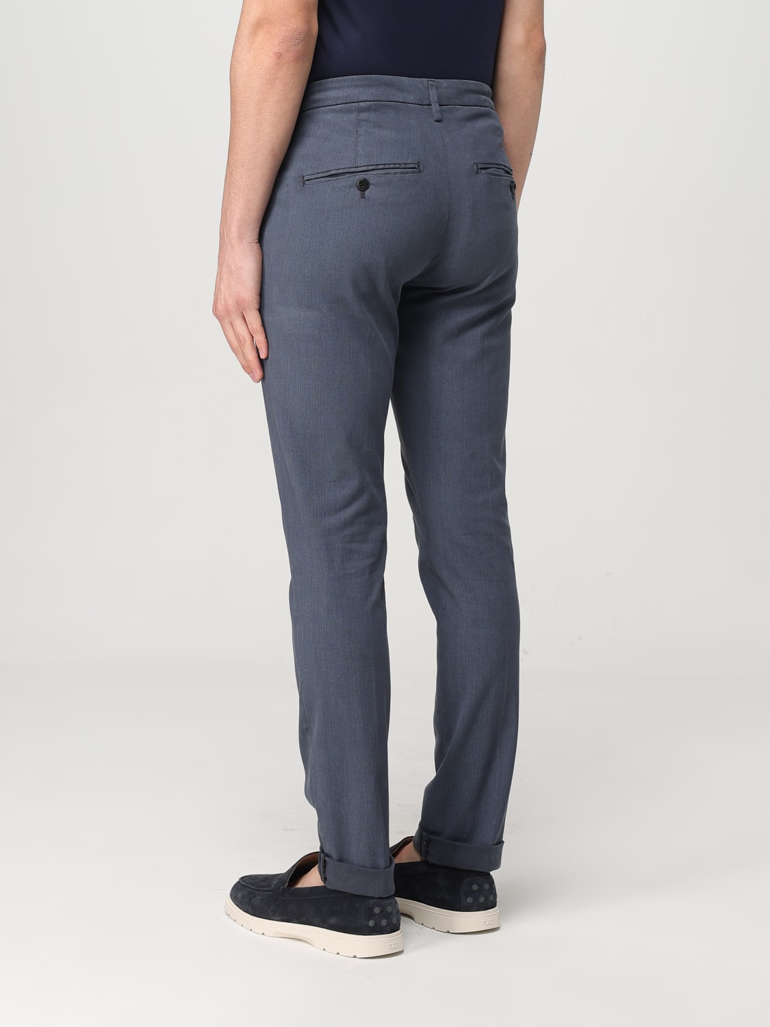 DONDUP PANTS: Pants men Dondup, Blue - Img 2
