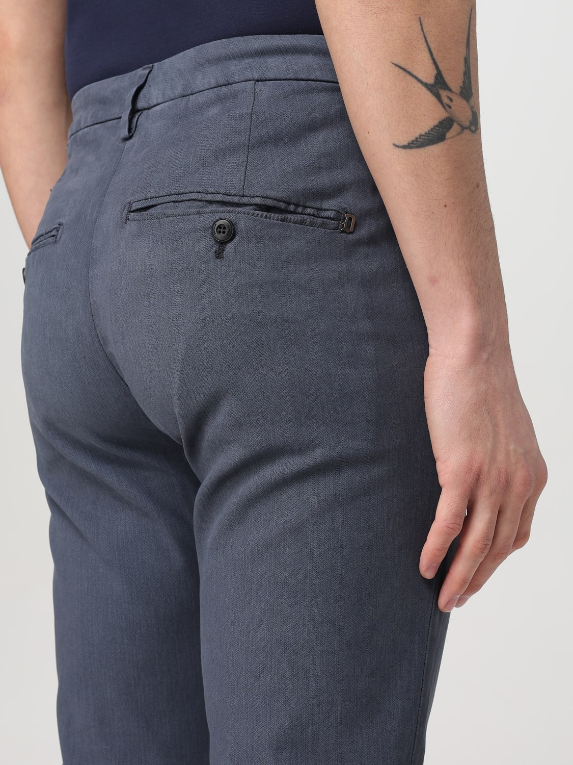DONDUP PANTS: Pants men Dondup, Blue - Img 3