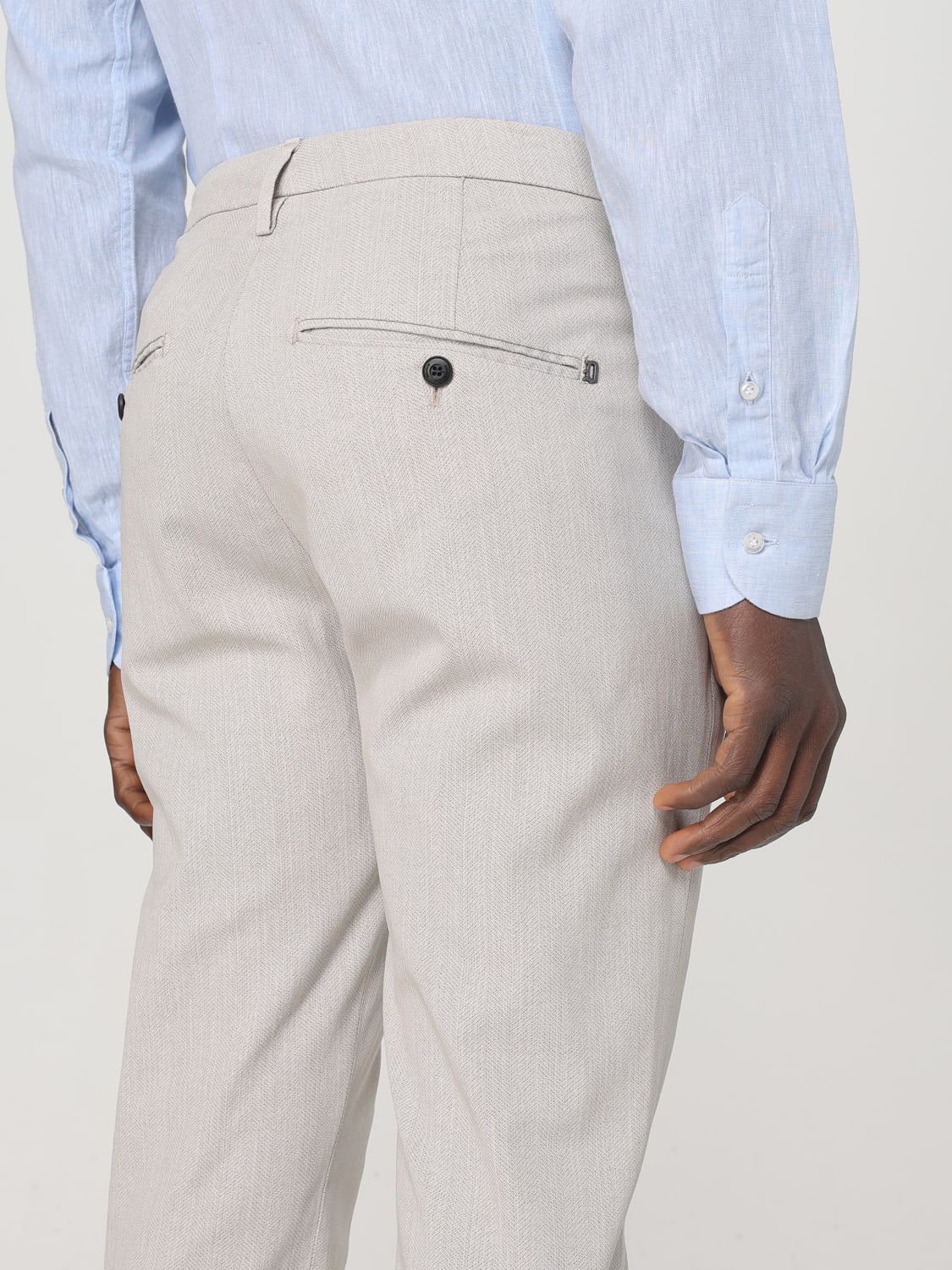 DONDUP PANTS: Pants men Dondup, Natural - Img 3