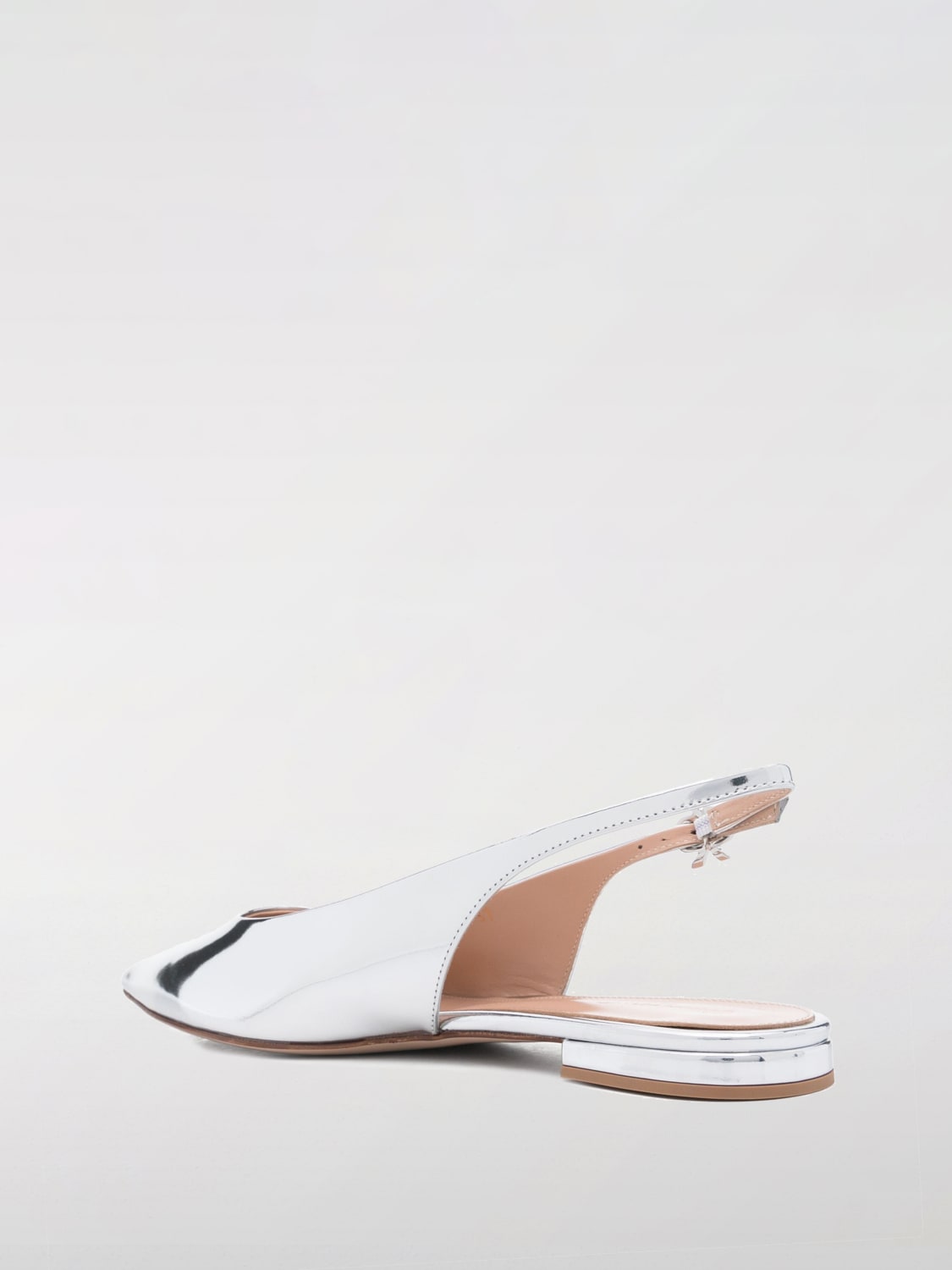 フラットシューズ GIANVITO ROSSI Woman Ballet flats Silver G9554605RICMET ARGE GIANVITO ROSSI: Shoes woman - Silver | Gianvito Rossi ballet