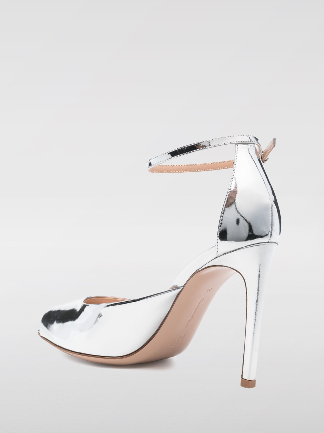 GIANVITO ROSSI HEELED SANDAL: Shoes woman Gianvito Rossi, Silver - Img 3