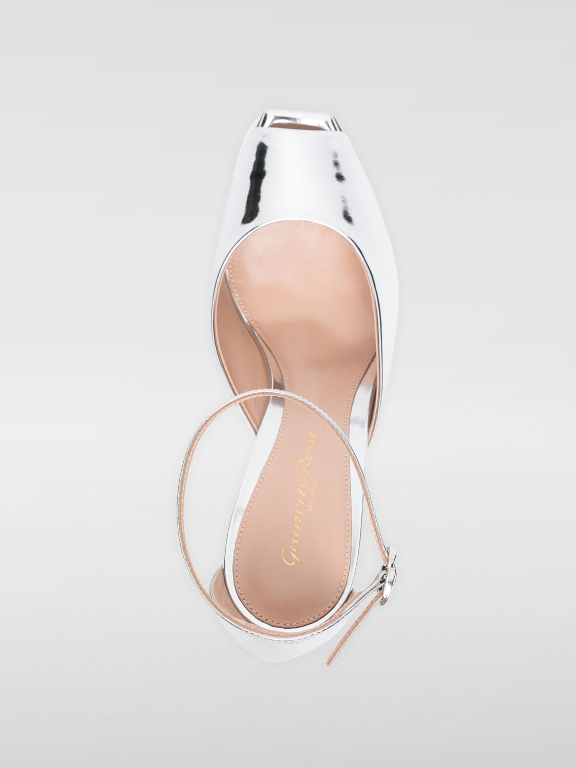 GIANVITO ROSSI HEELED SANDAL: Shoes woman Gianvito Rossi, Silver - Img 4