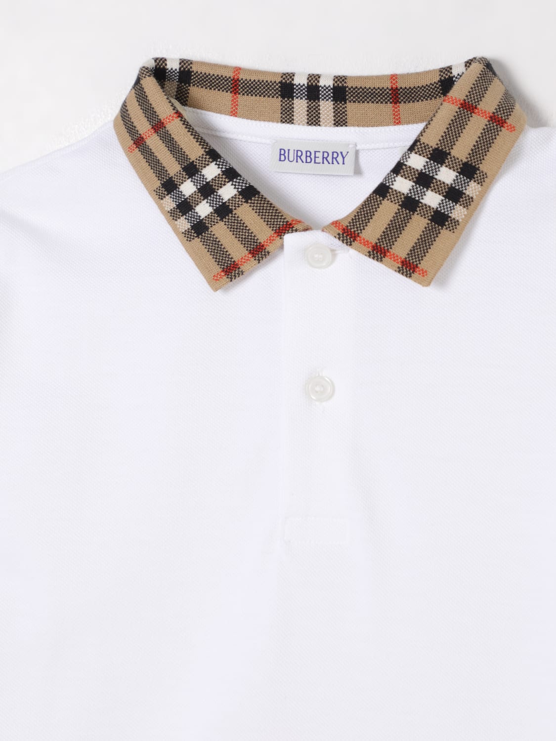 BURBERRY POLO: Camiseta niños Burberry, Blanco - Img 3