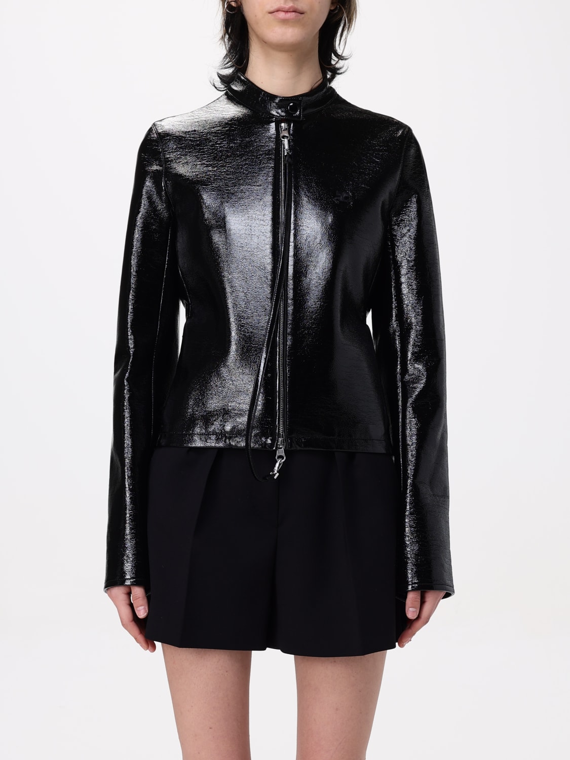 COURRÈGES JACKET: Coat woman CourrÈges, Black - Img 1