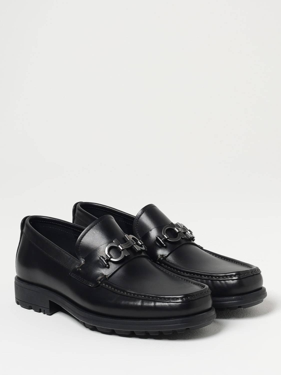 FERRAGAMO MOKASSINS: Mokassins herren Ferragamo, Schwarz - Img 2