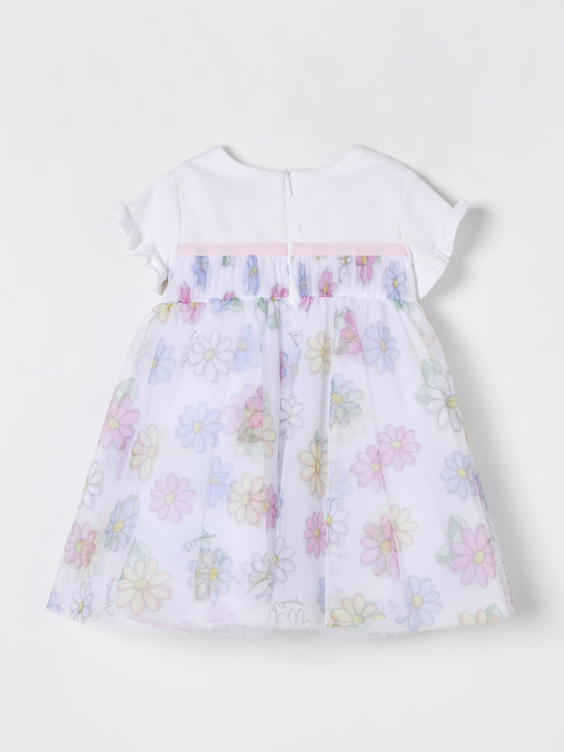 MONNALISA ROMPER: Dress kids Monnalisa, White - Img 2