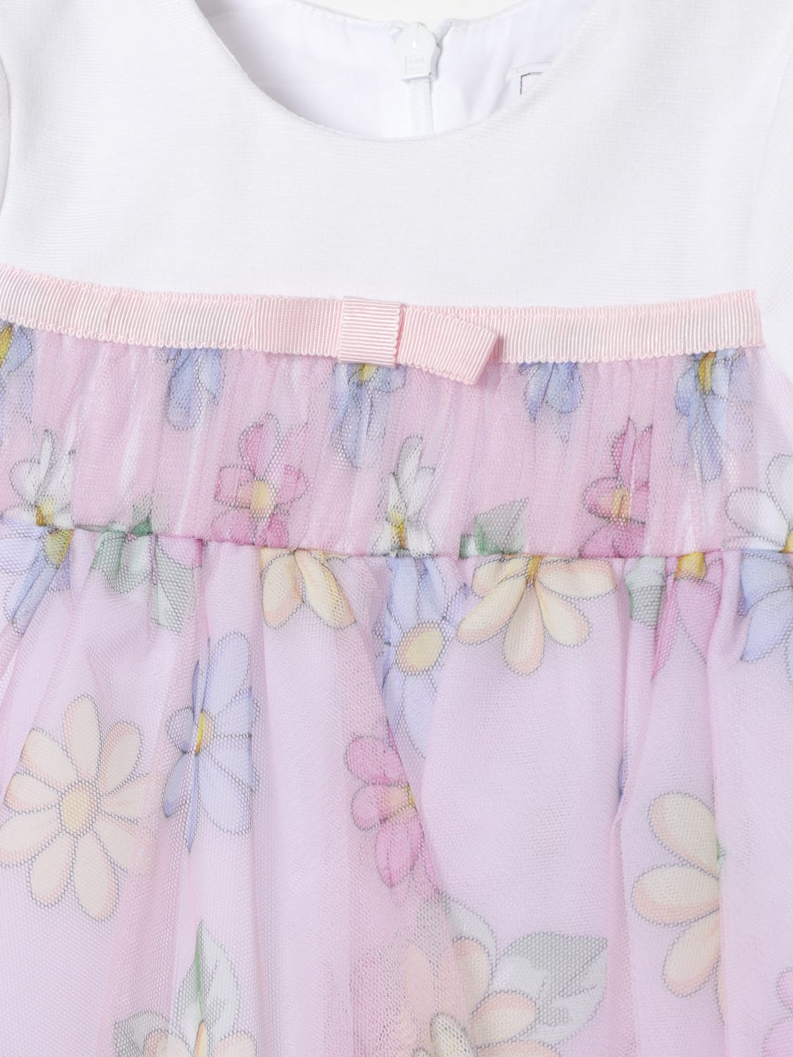 MONNALISA BARBOTEUSE: Robe enfant Monnalisa, Blanc 1 - Img 3