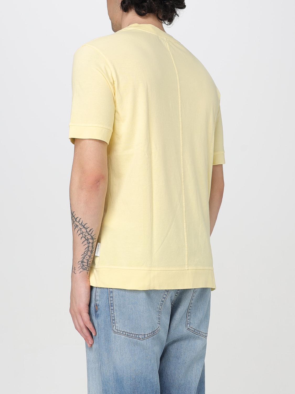 Tシャツ・カットソー PAOLO PECORA Men T-shirt Yellow F0214037 3313 PAOLO PECORA: T-shirt men - Yellow | Paolo Pecora t-shirt