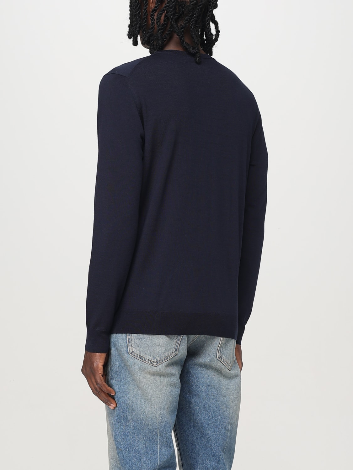 DRUMOHR JERSEY: Jersey hombre Drumohr, Azul Oscuro 2 - Img 2