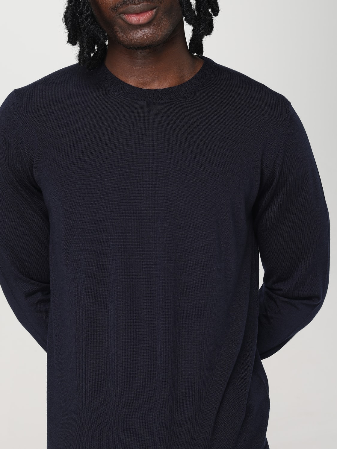 DRUMOHR JERSEY: Jersey hombre Drumohr, Azul Oscuro 2 - Img 3