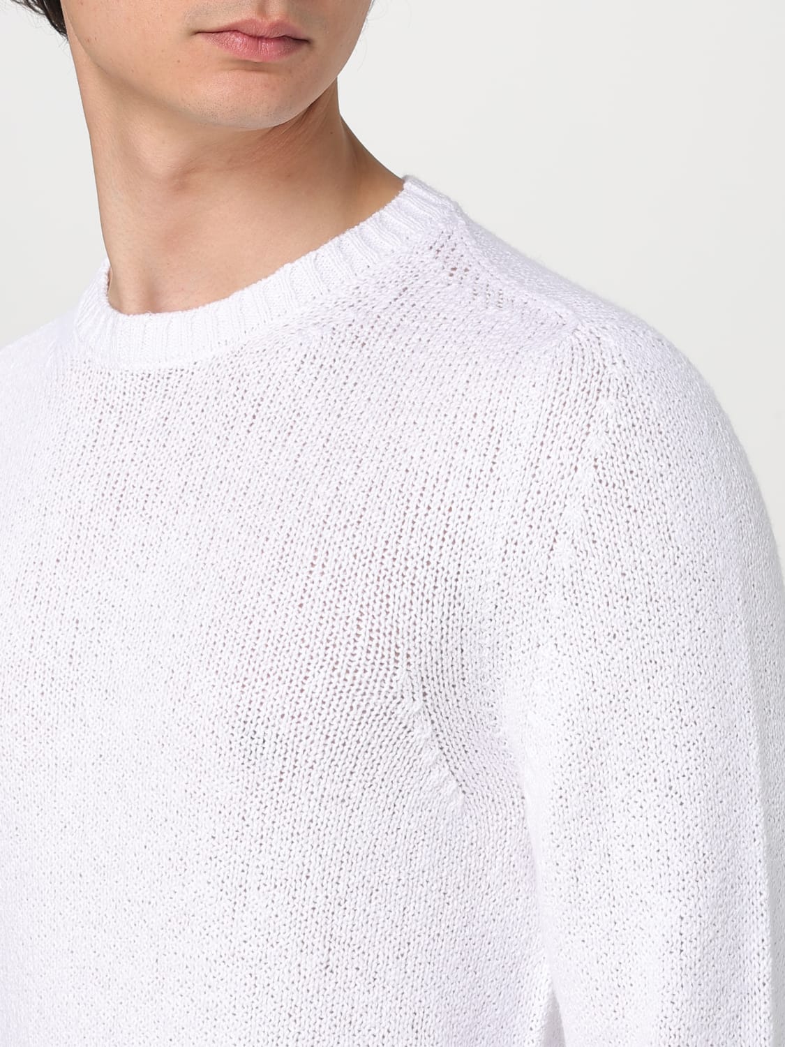 DRUMOHR SWEATER: Sweater men Drumohr, White - Img 3