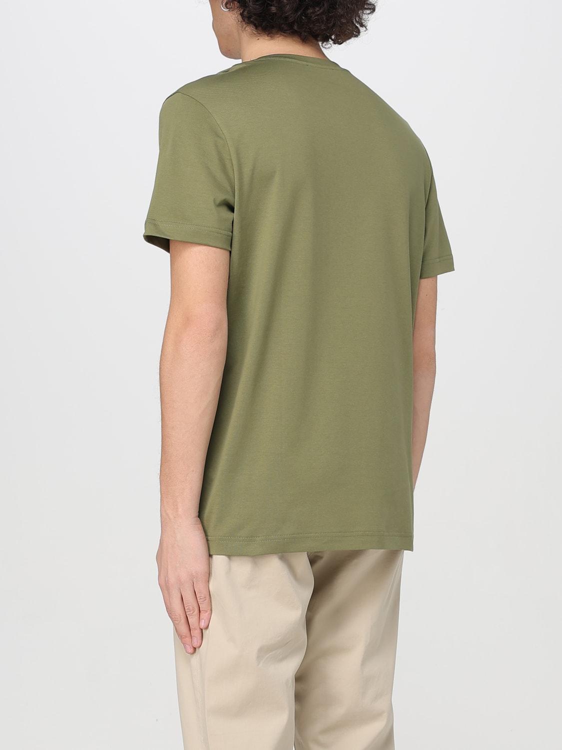 DONDUP: T-shirt men - Green | Dondup t-shirt US198JF0271UZL4