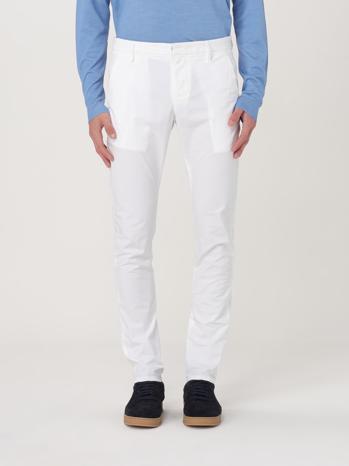 DONDUP PANTS: Pants men Dondup, White - Img 1