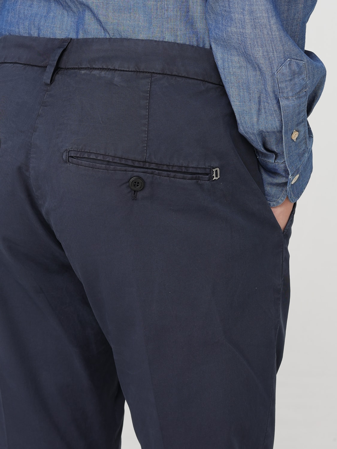 DONDUP PANTS: Pants men Dondup, Blue - Img 3