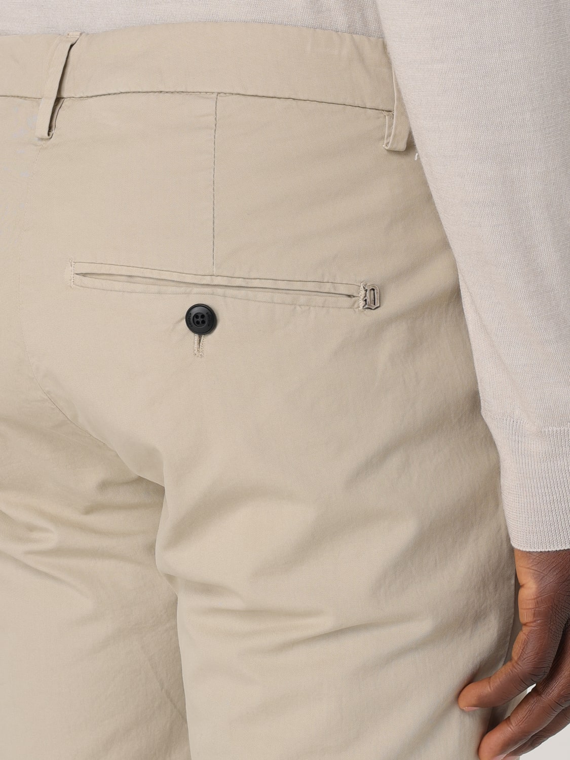 DONDUP 裤子: 裤子 男士 Dondup, 米色 - Img 3