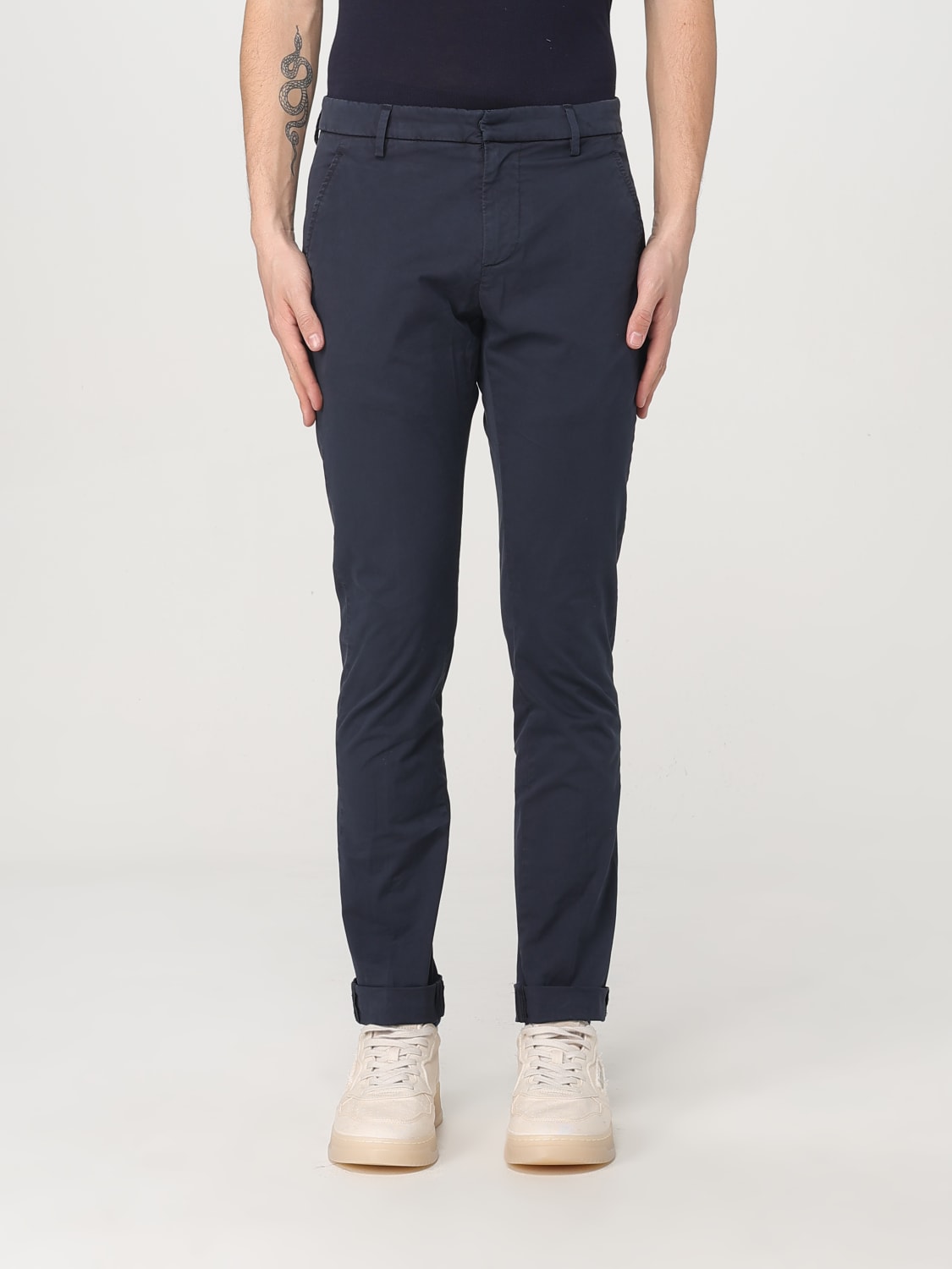 DONDUP PANTS: Pants men Dondup, Blue 1 - Img 1