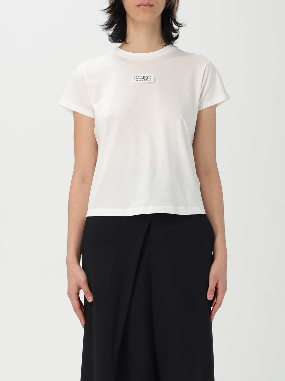 MM6 MAISON MARGIELA CAMISETA: Camiseta mujer Mm6 Maison Margiela, Blanco - Img 1