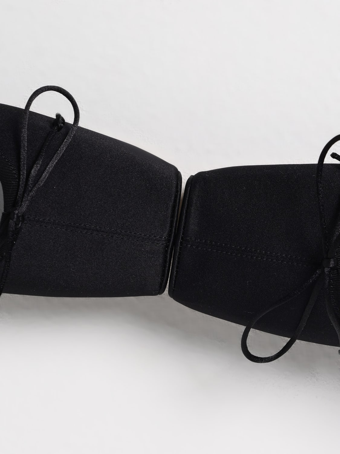 MM6 MAISON MARGIELA BALLERINE: Ballerina MM6 Maison Margiela in raso , Nero - Img 4