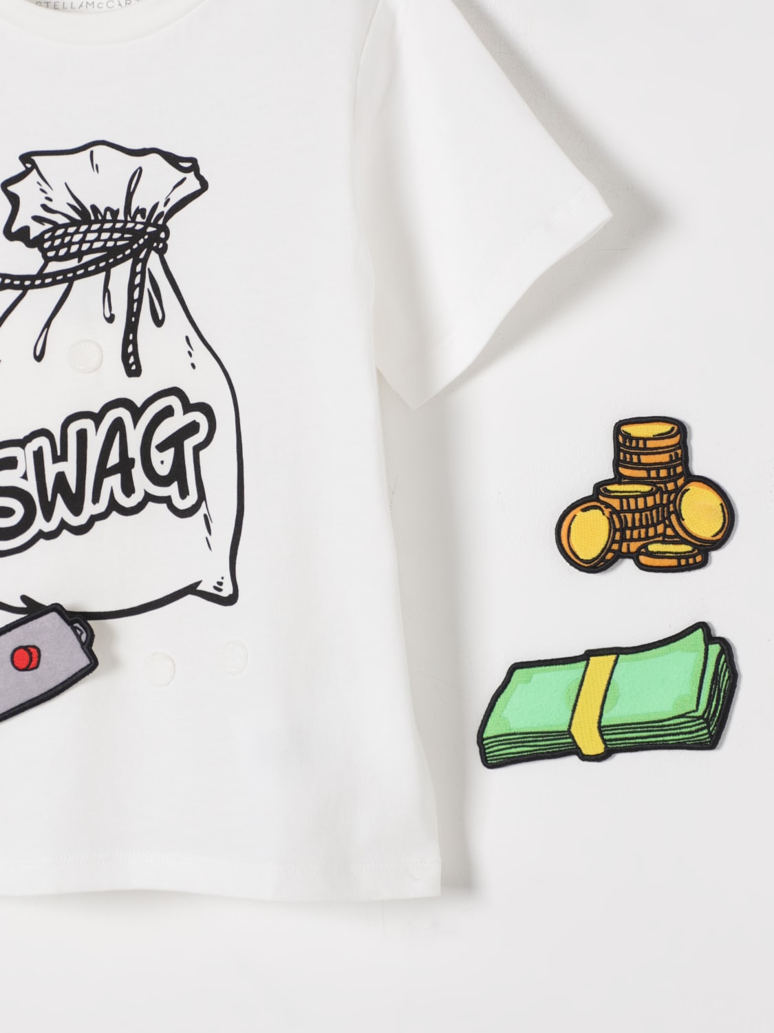 STELLA MCCARTNEY KIDS T-SHIRT: T-shirt kids Stella McCartney Kids, Ivory - Img 3