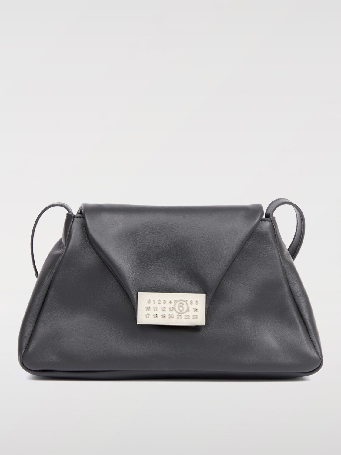 ショルダーバッグ・ポシェット MM6 MAISON MARGIELA Women Shoulder Bags SB6WG0014P7258 Black MM6 Maison Margiela Numeric Leather Shoulder Bag | Black
