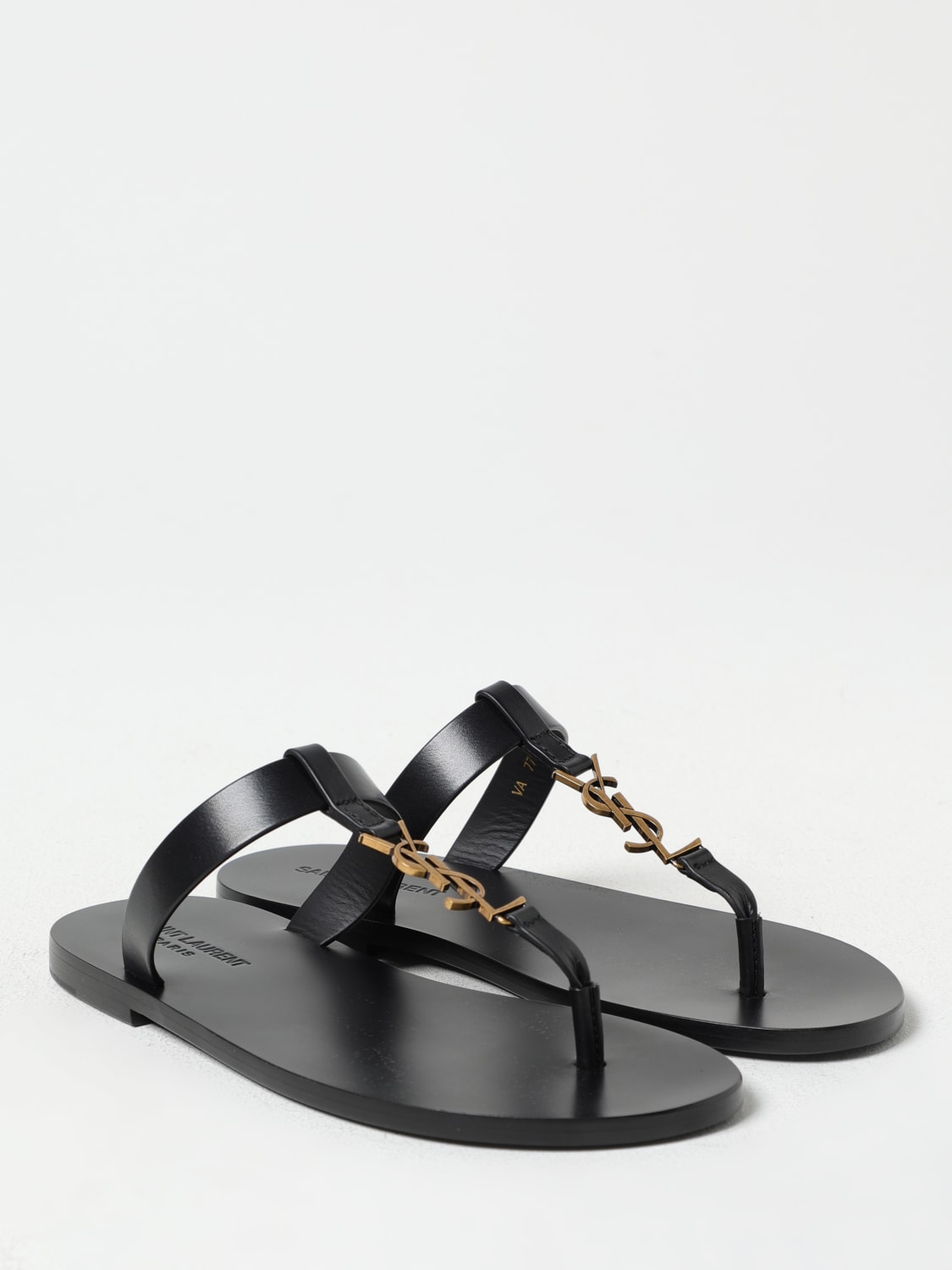 サンダル SAINT LAURENT Men Sandals Black 775806DWETT 1000 SAINT LAURENT: Sandals men - Black | Saint Laurent sandals